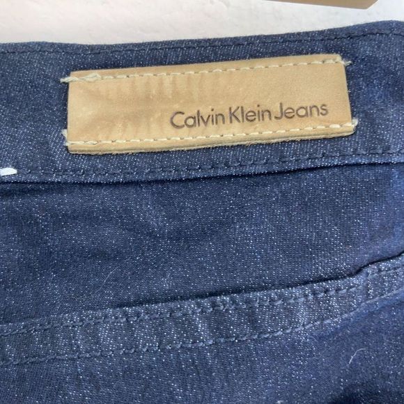 CALVIN KLEIN 5 Pocket Dark Wash Jeans - Picture 6 of 6